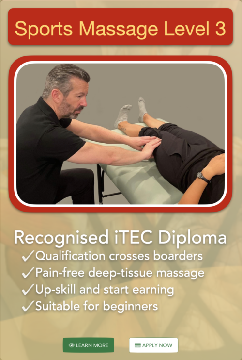 iTEC Level 3 Diploma in Sports Massage - South Dublin
