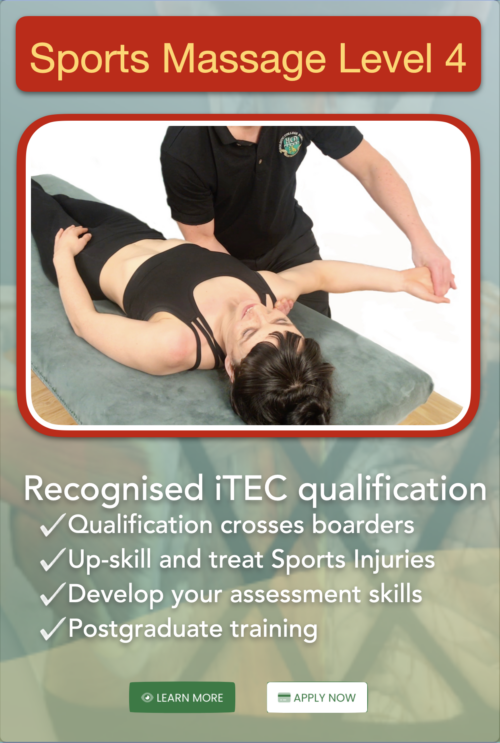 iTEC Level 4 Certificate in Sports Massage - North Dublin