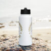 Stainless steel water bottle with a straw lid - Image 5