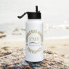 Stainless steel water bottle with a straw lid - Image 3
